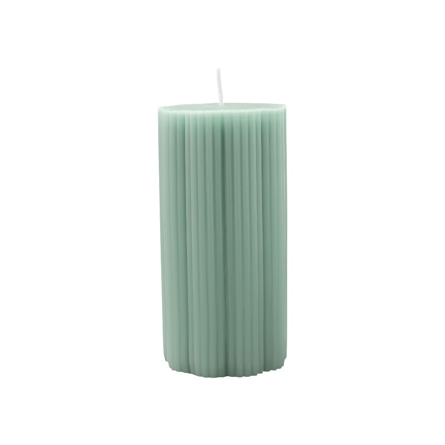 VILLEROY AND BOCH Fleur Yeşil Sütun Mum 15 cm D’Maison 