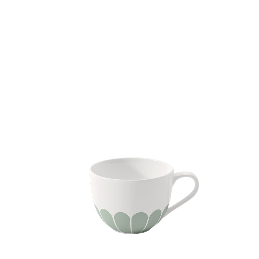 VILLEROY AND BOCH Fleur Vert Yeşil Porselen Kahve ve Çay Fincanı D’Maison 