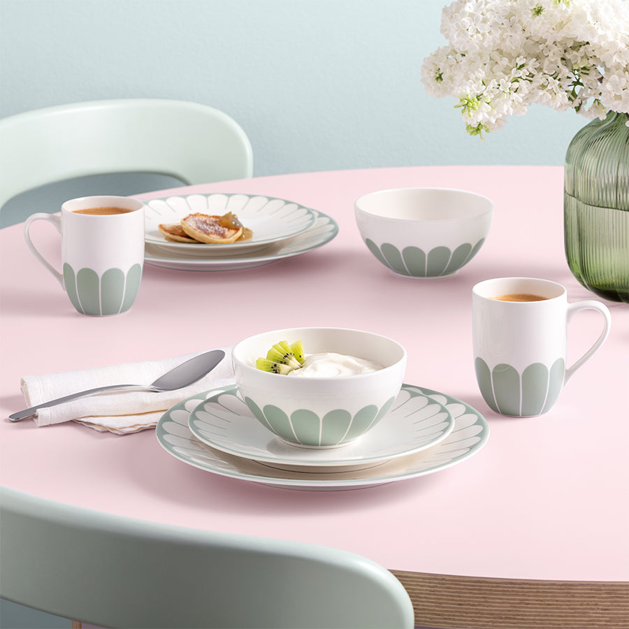 VILLEROY AND BOCH Fleur Vert Yeşil Porselen Kase 14 cm D’Maison 