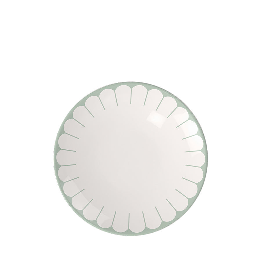 VILLEROY AND BOCH Fleur Vert Yeşil Porselen Pasta Tabağı 21 cm D’Maison 