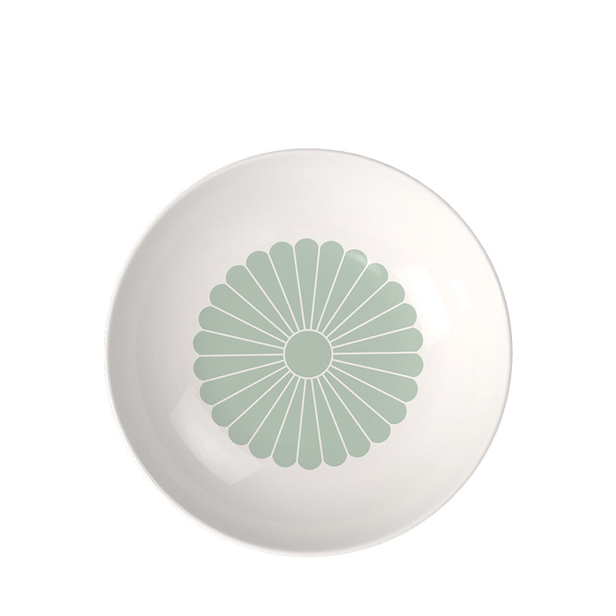 VILLEROY AND BOCH Fleur Vert Yeşil Porselen Çukur Tabak 24 cm D’Maison 