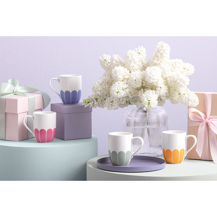 VILLEROY AND BOCH Fleur Vert Yeşil Porselen Kupa D’Maison 