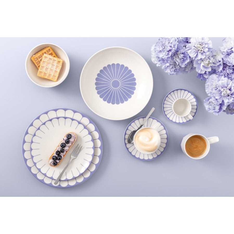 Fleur Bleu Mavi Porselen Kahve,Çay Fincan ve Tabağı