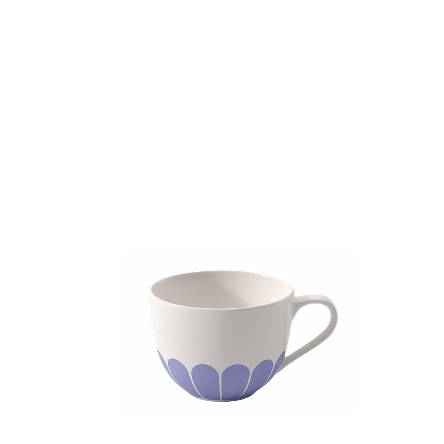 VILLEROY AND BOCH Fleur Bleu Mavi Porselen Kahve ve Çay Fincanı D’Maison 