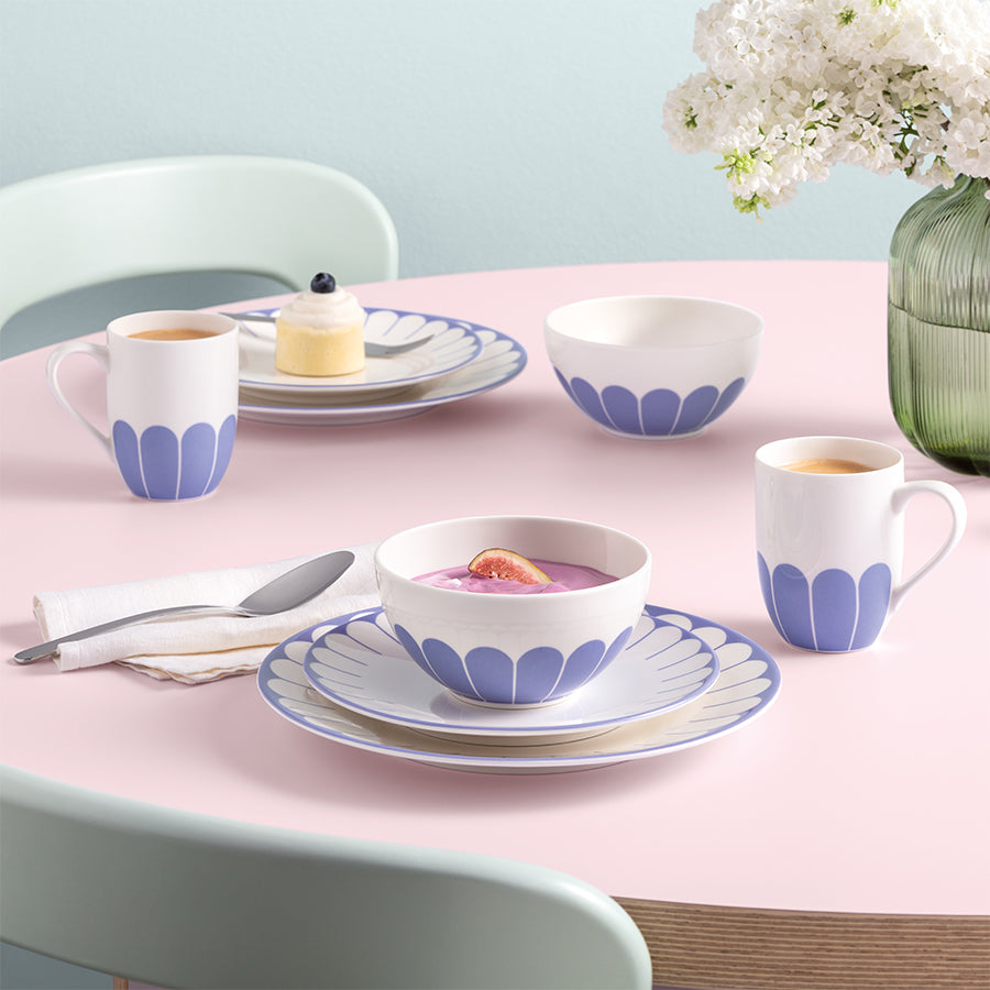 VILLEROY AND BOCH Fleur Bleu Mavi Porselen Kase 14 cm D’Maison 
