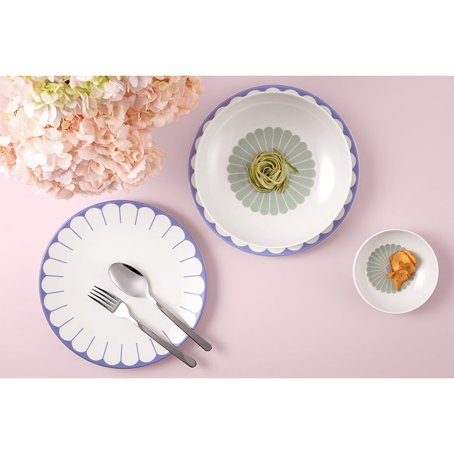 VILLEROY AND BOCH Fleur Bleu Mavi Porselen Yemek Tabağı 27 cm D’Maison 
