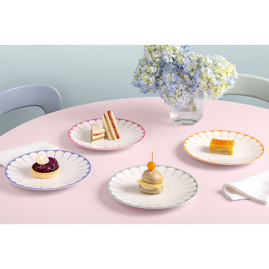 VILLEROY AND BOCH Fleur Bleu Mavi Porselen Yemek Tabağı 27 cm D’Maison 