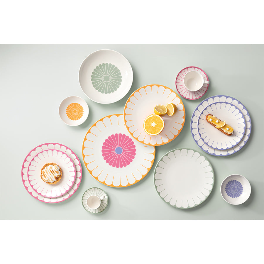 VILLEROY AND BOCH Fleur Bleu Mavi Porselen Yemek Tabağı 27 cm D’Maison 
