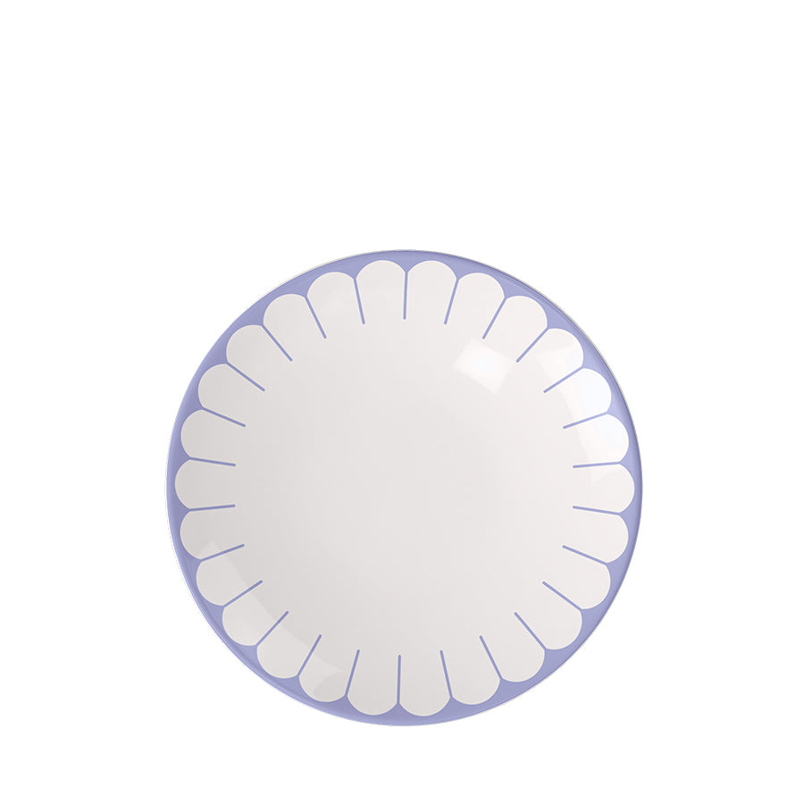 VILLEROY AND BOCH Fleur Bleu Mavi Porselen Pasta Tabağı 21 cm D’Maison 