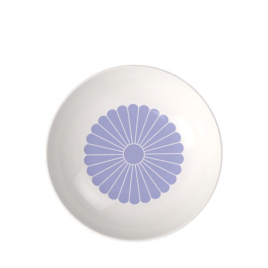 VILLEROY AND BOCH Fleur Bleu Mavi Porselen Çukur Tabak 24 cm D’Maison 