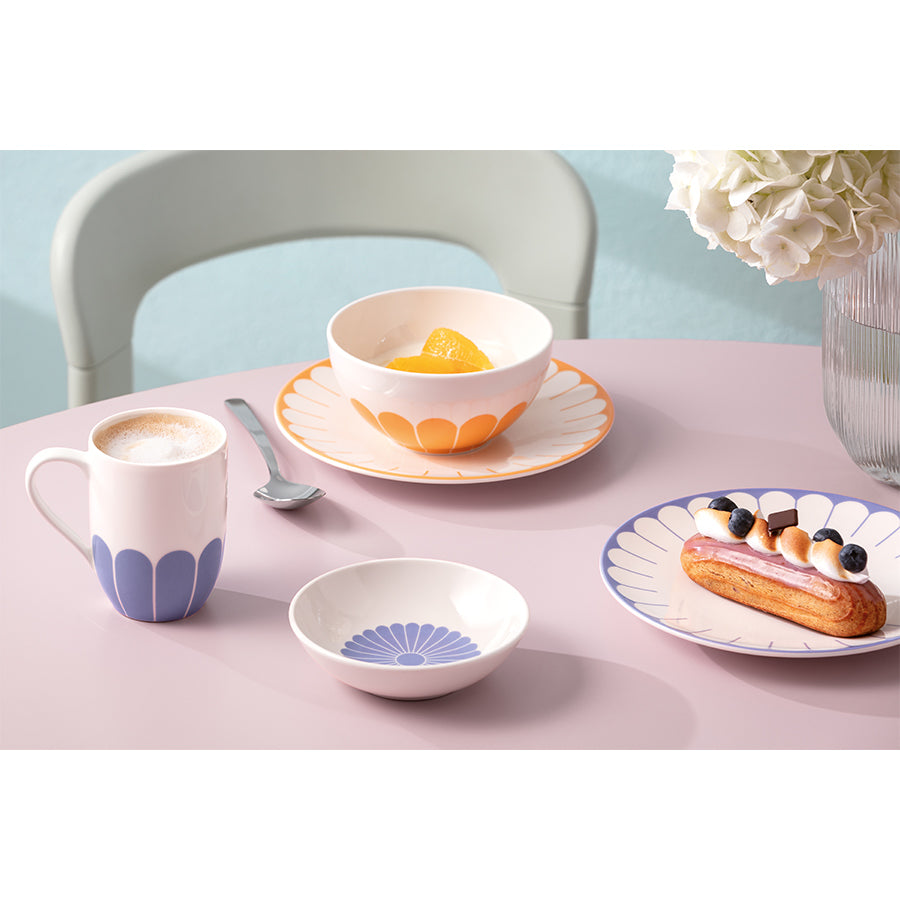 VILLEROY AND BOCH Fleur Bleu Mavi Porselen Kupa D’Maison 