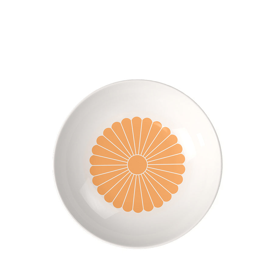 VILLEROY AND BOCH Fleur Soleil Turuncu Porselen Çukur Tabak 24 cm D’Maison 