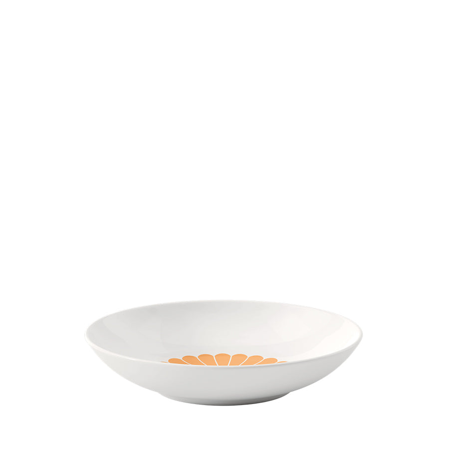 VILLEROY AND BOCH Fleur Soleil Turuncu Porselen Çukur Tabak 24 cm D’Maison 