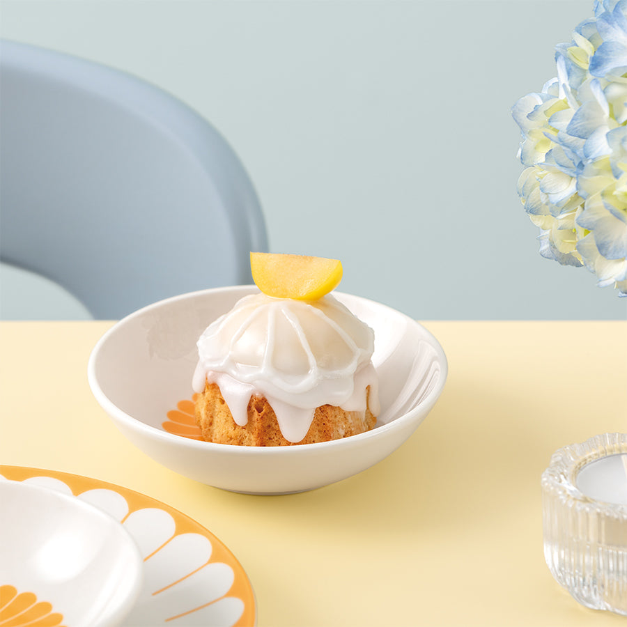 VILLEROY AND BOCH Fleur Soleil Turuncu Porselen Kase 13 cm D’Maison 