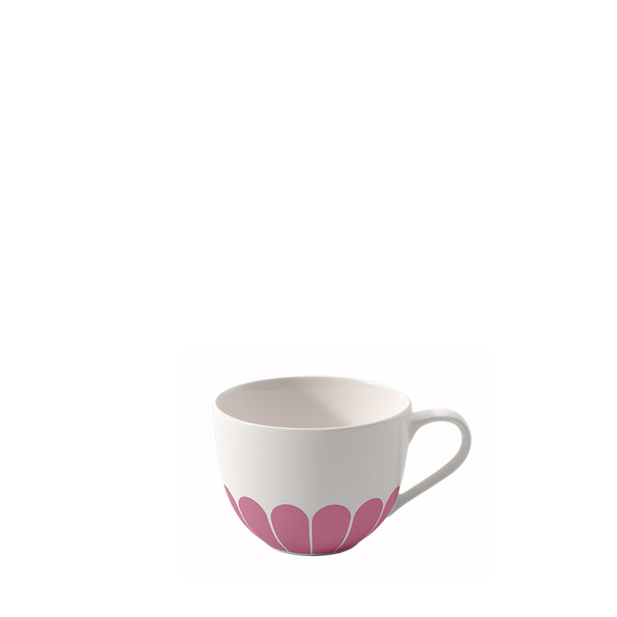 VILLEROY AND BOCH Fleur Cassis Pembe Porselen Kahve ve Çay Fincanı D’Maison 