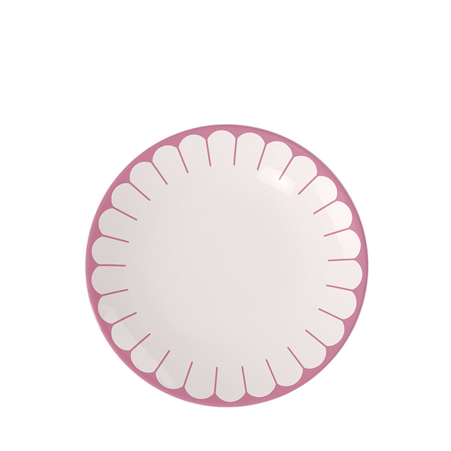 VILLEROY AND BOCH Fleur Cassis Pembe Porselen Yemek Tabağı 27 cm D’Maison 