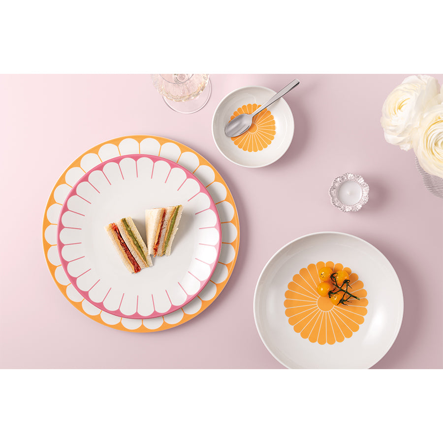 VILLEROY AND BOCH Fleur Cassis Pembe Porselen Yemek Tabağı 27 cm D’Maison 