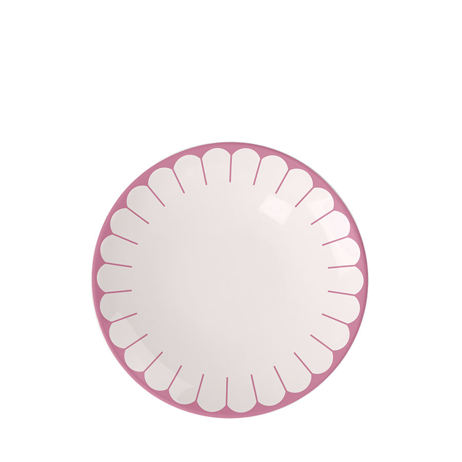 VILLEROY AND BOCH Fleur Cassis Pembe Porselen Pasta Tabağı 21 cm D’Maison 