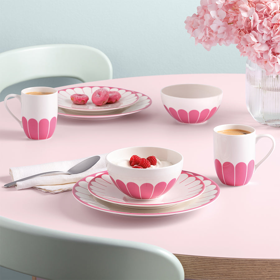 VILLEROY AND BOCH Fleur Cassis Pembe Porselen Kupa D’Maison 