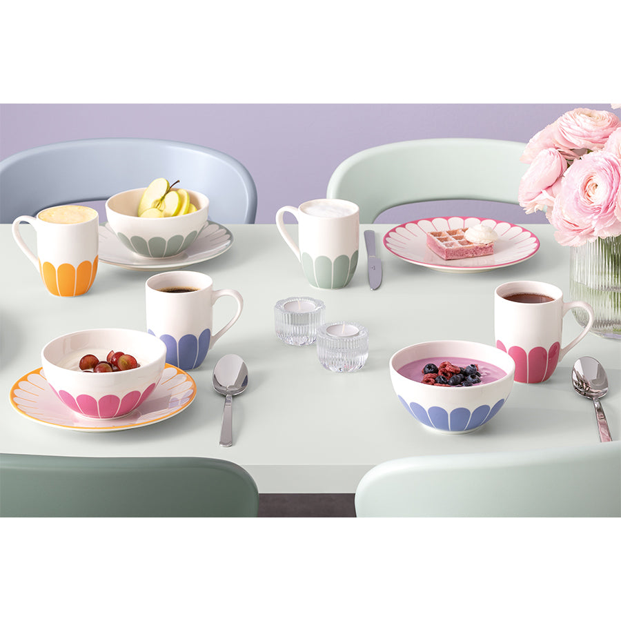 VILLEROY AND BOCH Fleur Cassis Pembe Porselen Kupa D’Maison 
