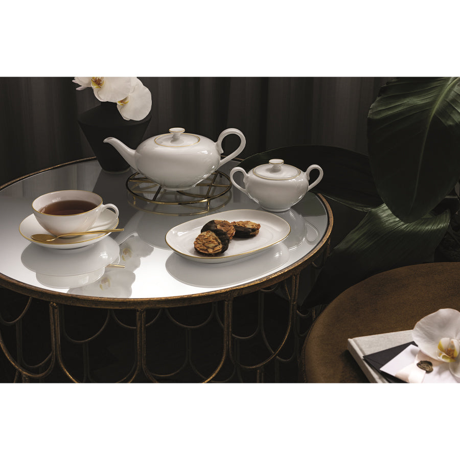Anmut Gold Porselen Kahve, Çay Fincan ve Tabağı