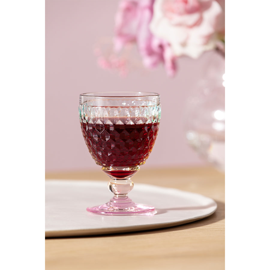 VILLEROY AND BOCH Boston Pearl Çok Renkli Kristal Kırmızı Şarap Kadehi D’Maison 