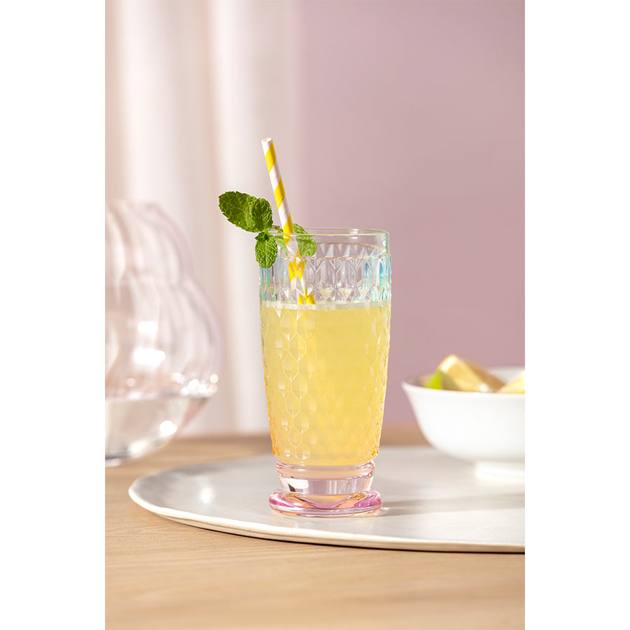 VILLEROY AND BOCH Boston Pearl Çok Renkli Kristal Su/Meşrubat Bardağı D’Maison 
