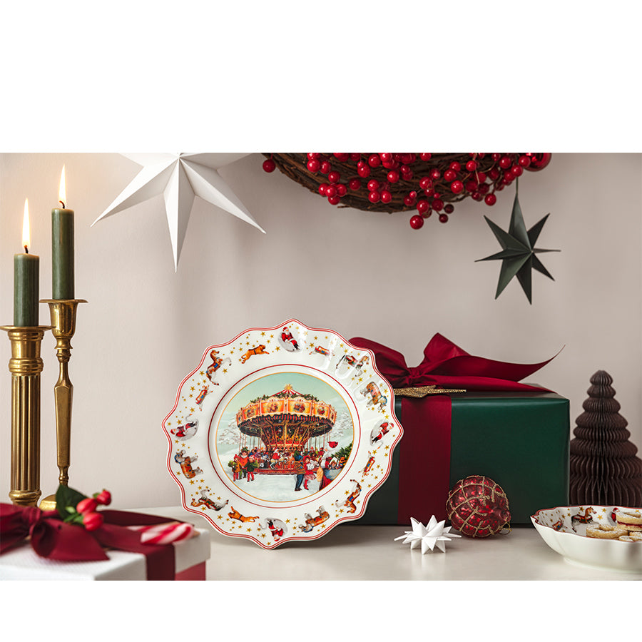 VILLEROY AND BOCH Annual Christmas Yıldız Pasta Tabağı 24 cm D’Maison 