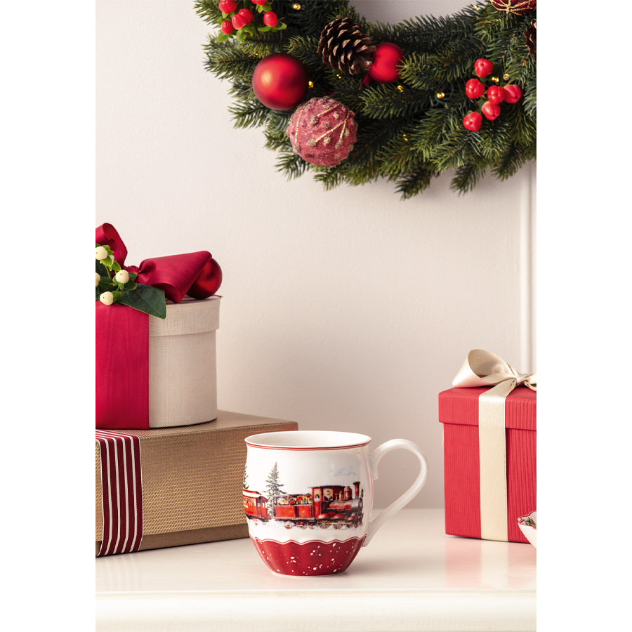 Annual Christmas Yılbaşı Temalı Porselen Kupa