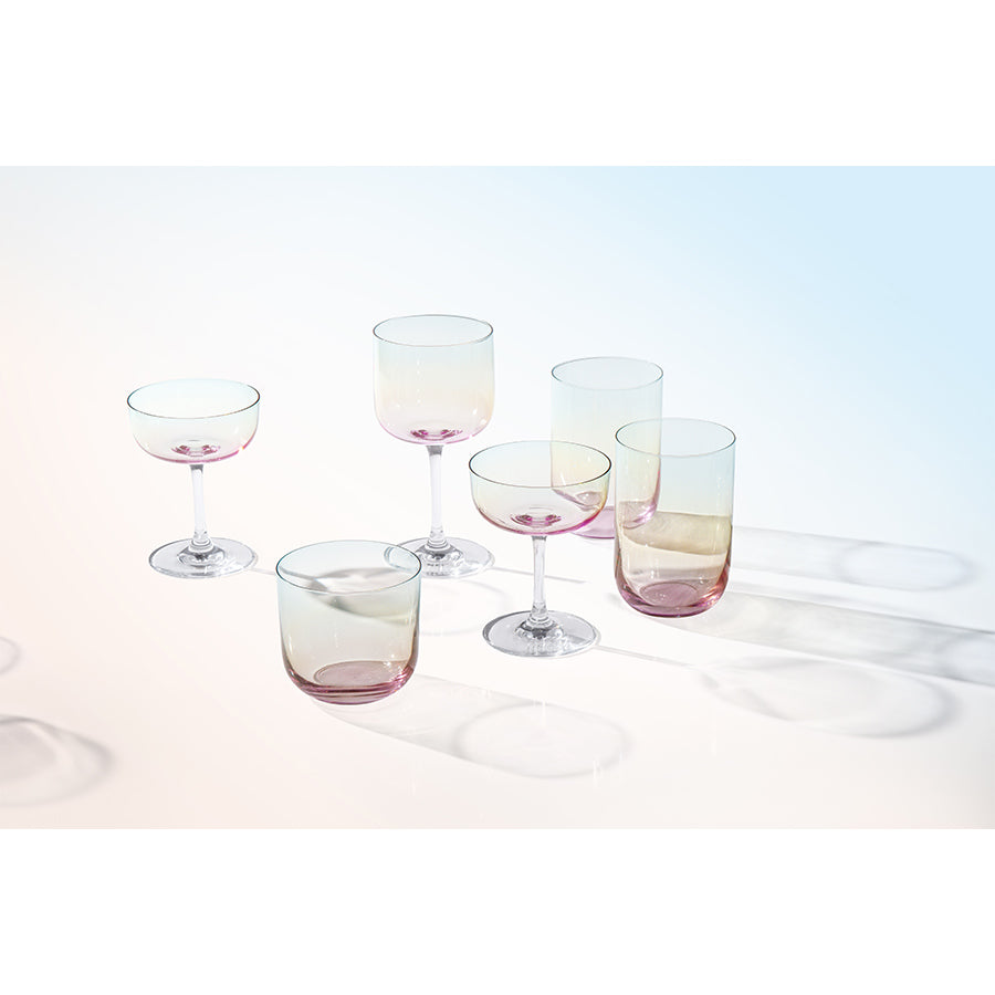 Like Çok Renkli Kristal Su, Meşrubat Bardağı 2'li Set