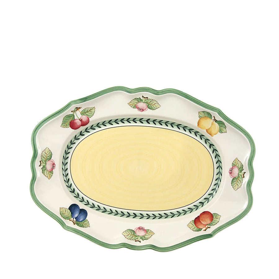 French Garden Oval Servis Tabağı 37 cm